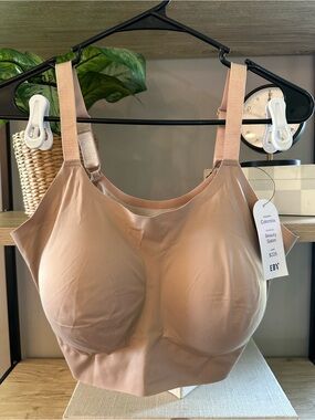 Eby Seamless Wireless Seamless Support Bra — Nude
